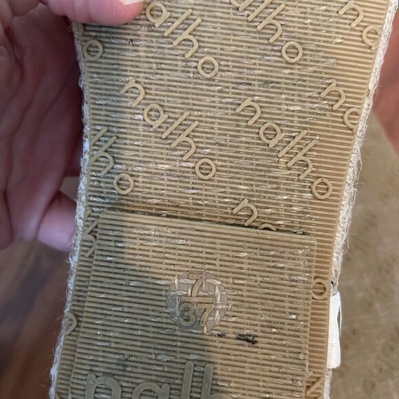 NEW Nalho pink espadrille sandals wrap sandals size 7 - Picture 7 of 8